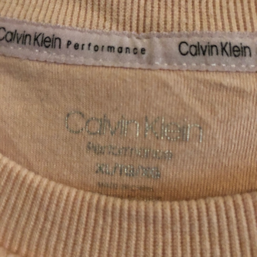 Calvin Klein baby pink sweatshirt
